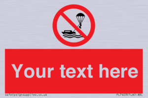 Custom No parasailing